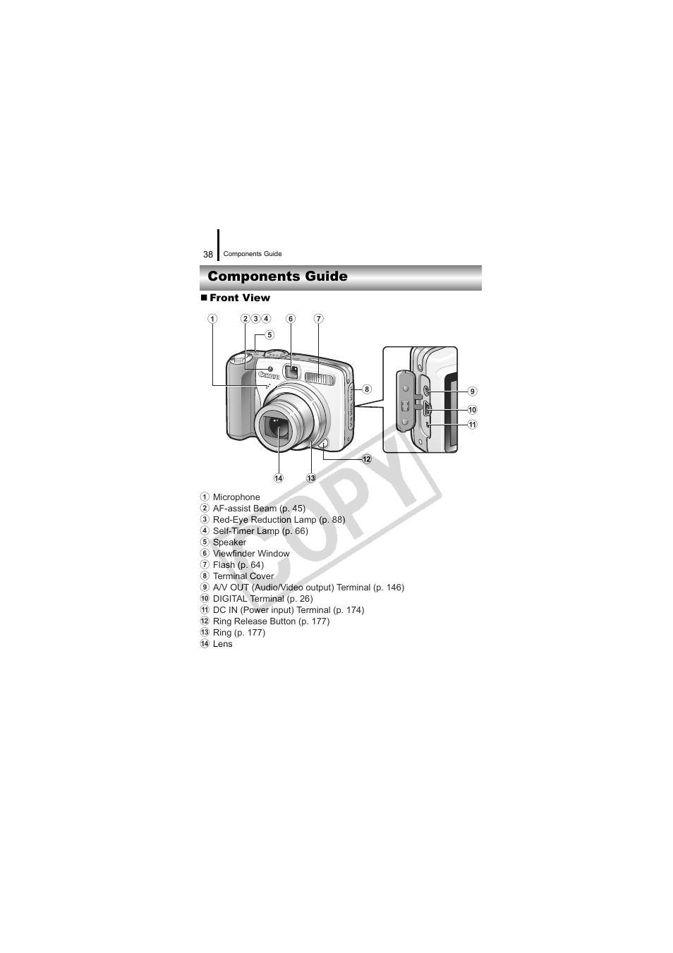 Components guide | Canon CDI-E334-010 User Manual | Page 40 / 211