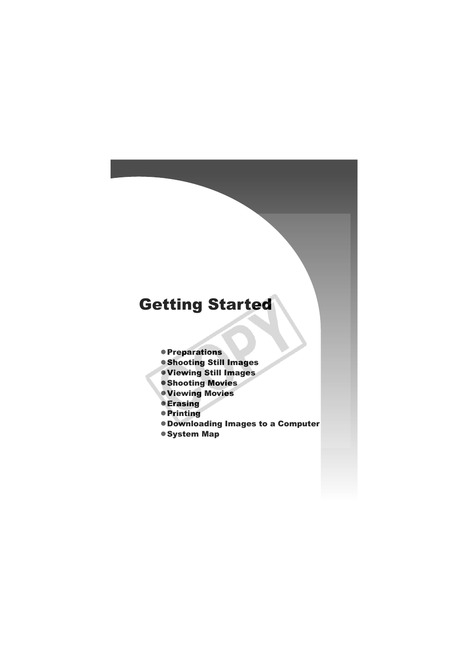 Getting started | Canon CDI-E334-010 User Manual | Page 9 / 211