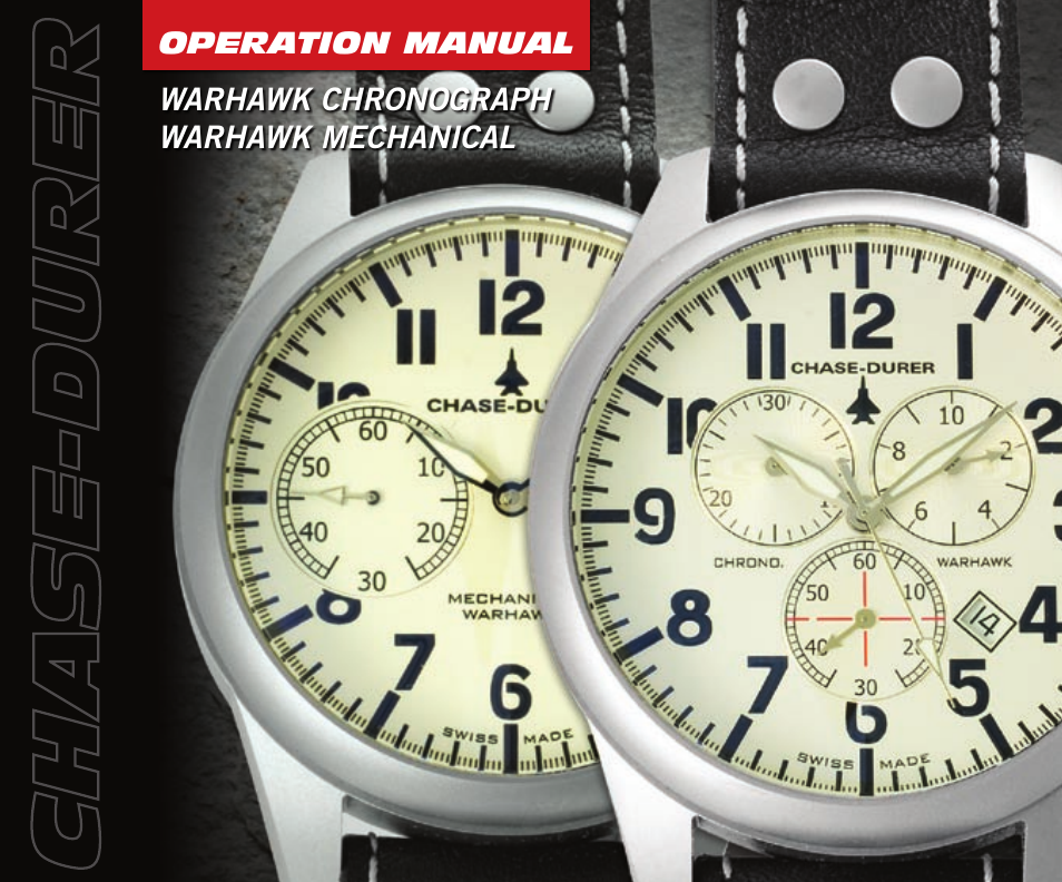 Chase-Durer Warhawk User Manual | 12 pages