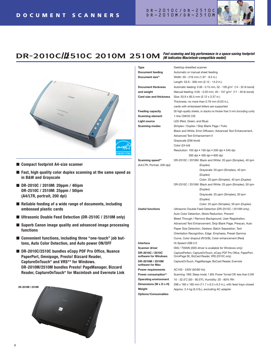 Canon DR-2050C User Manual | Page 10 / 26