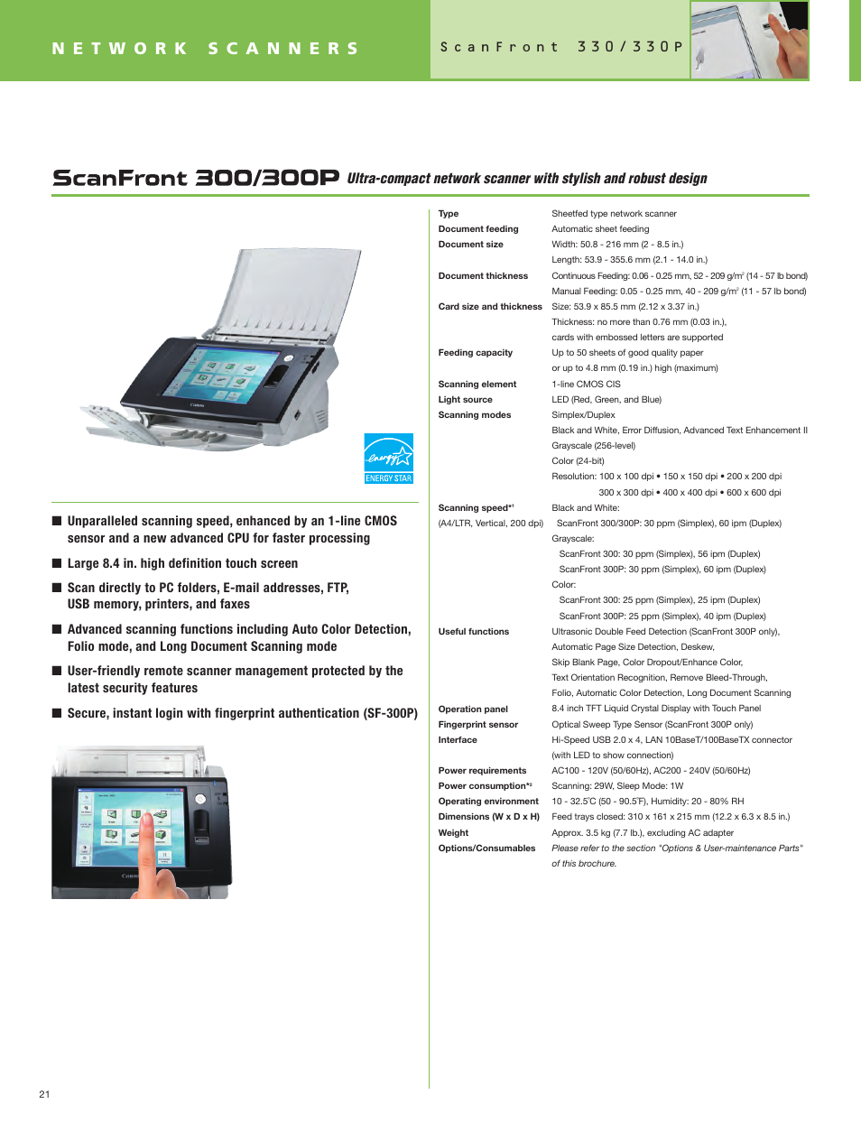 Canon DR-2050C User Manual | Page 22 / 26