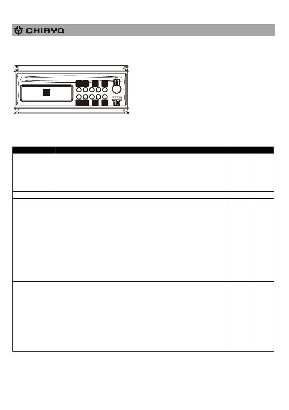 CHIAYO CHALLENGER 1000 User Manual | Page 12 / 24