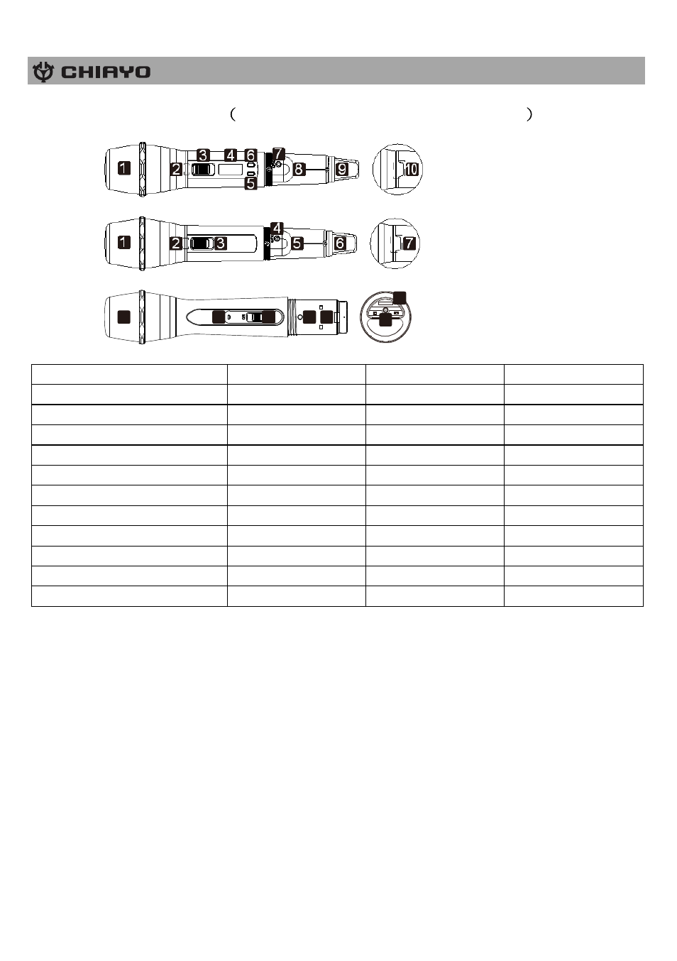 CHIAYO MMA-300 User Manual | Page 8 / 16