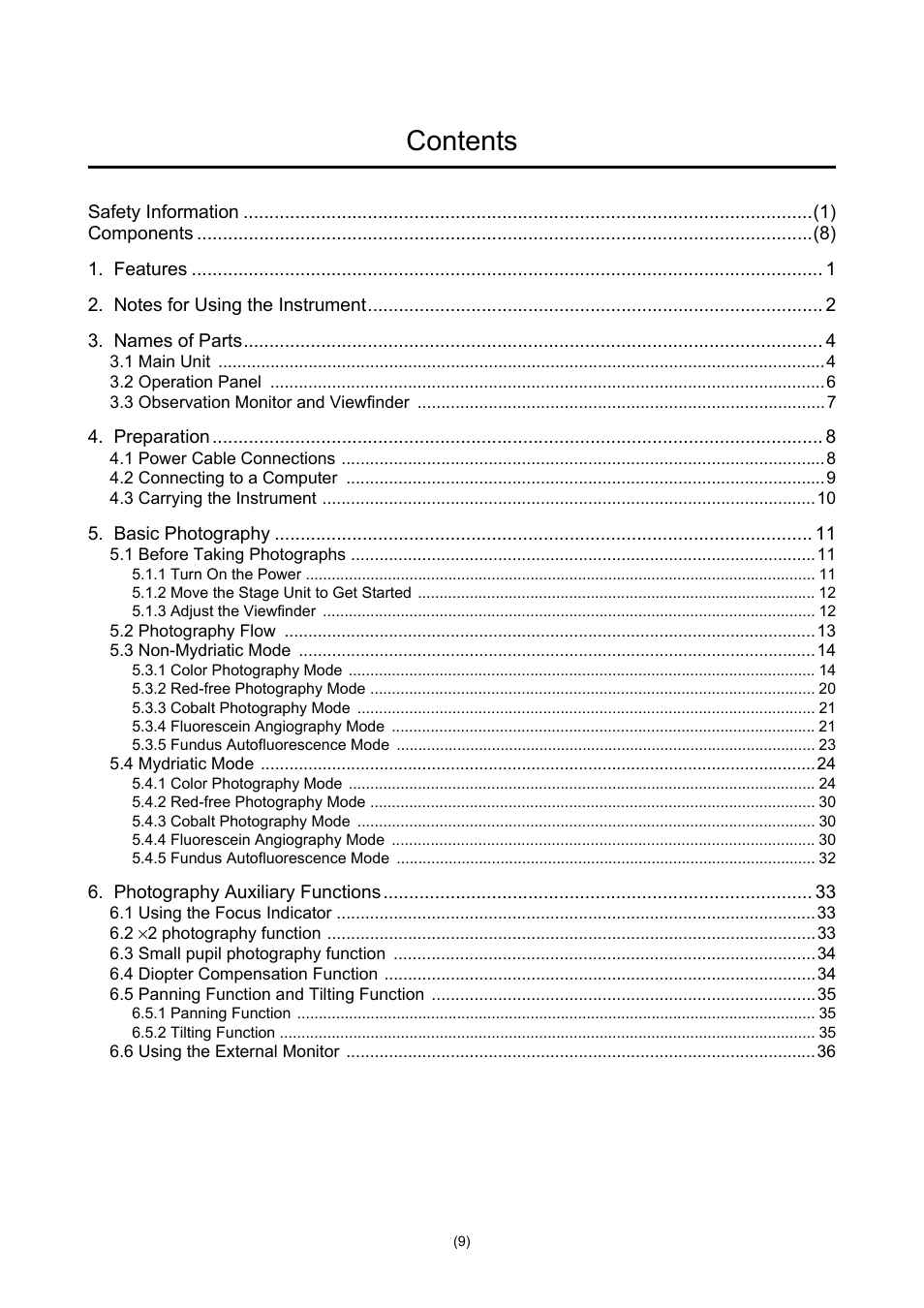 Canon CX-1 User Manual | Page 11 / 74