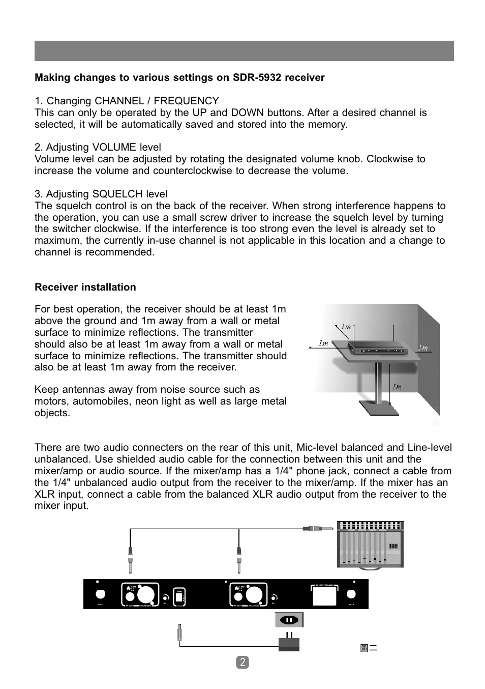 頁面 3 | CHIAYO SDR-5932 User Manual | Page 3 / 12