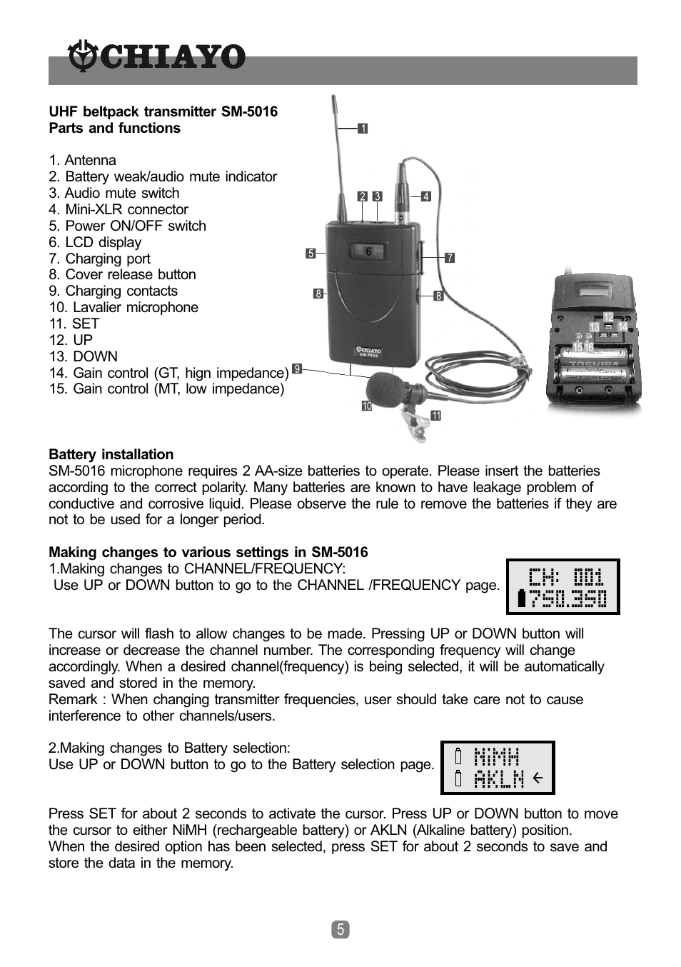 頁面 6 | CHIAYO SDR-5932 User Manual | Page 6 / 12