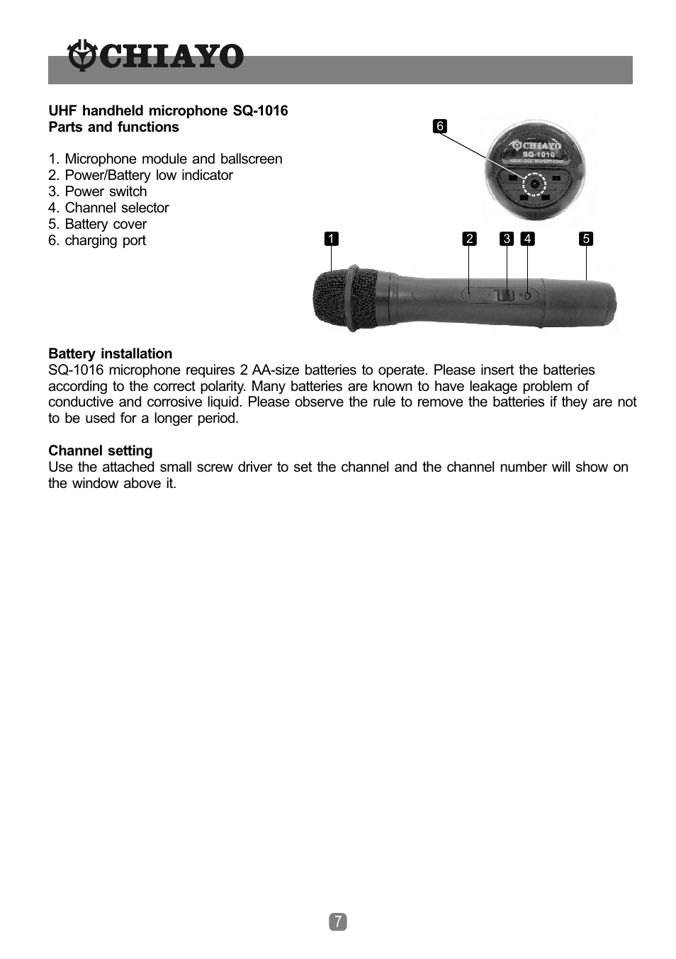 頁面 8 | CHIAYO SDR-5932 User Manual | Page 8 / 12