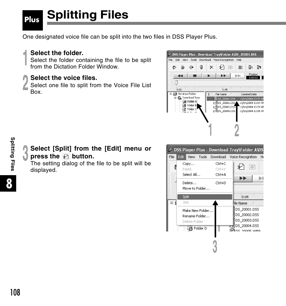 Olympus DS 2 User Manual | Page 108 / 120