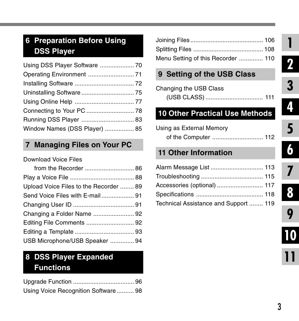 Olympus DS 2 User Manual | Page 3 / 120