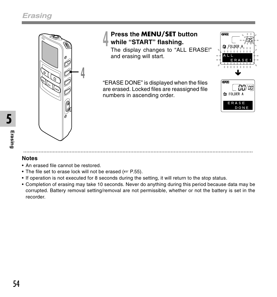 Olympus DS 2 User Manual | Page 54 / 120