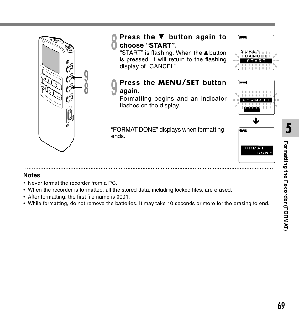 Olympus DS 2 User Manual | Page 69 / 120