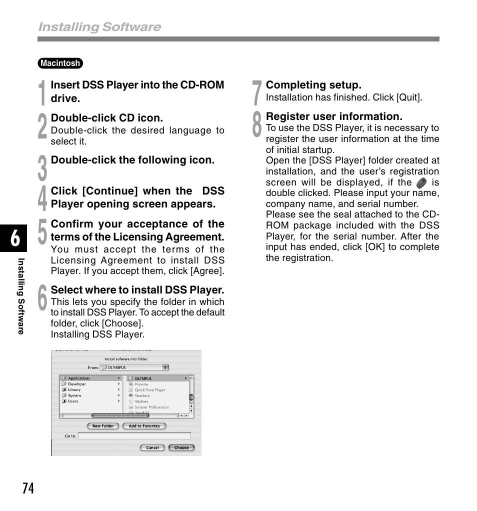 Olympus DS 2 User Manual | Page 74 / 120