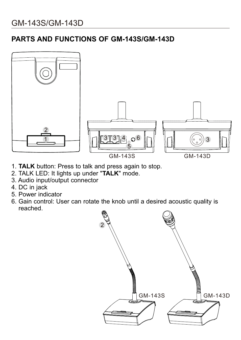 頁面 3 | CHIAYO GM143C User Manual | Page 3 / 4