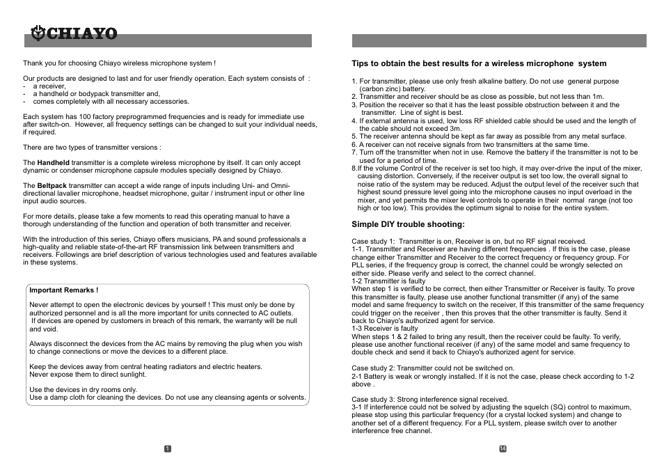 頁面 2 | CHIAYO SDR-8200 User Manual | Page 2 / 8