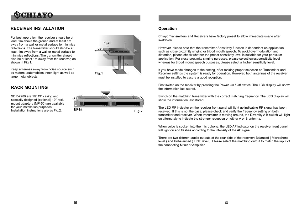 頁面 6 | CHIAYO SDR-8200 User Manual | Page 6 / 8