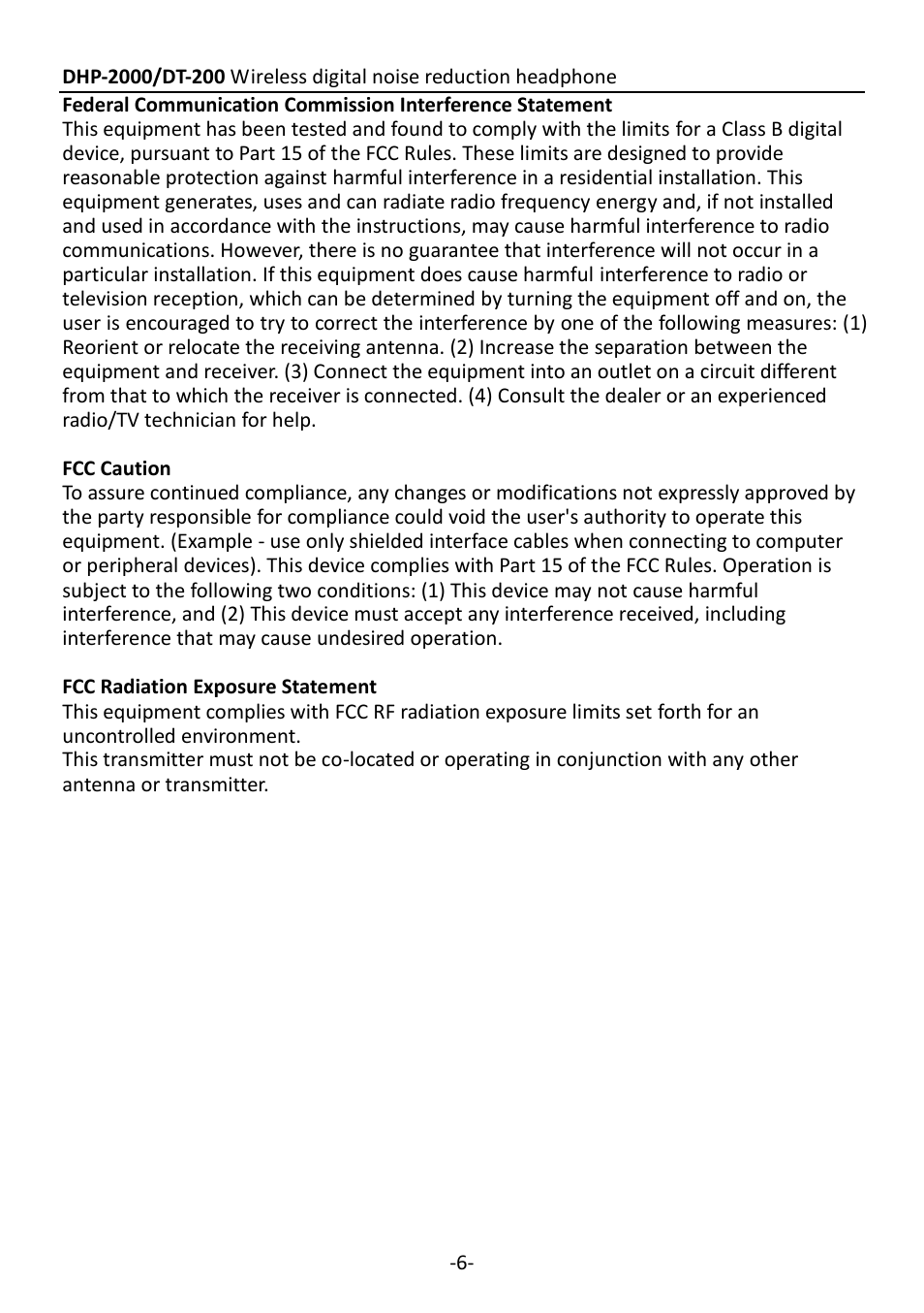 CHIAYO DHP-2000 User Manual | Page 6 / 12