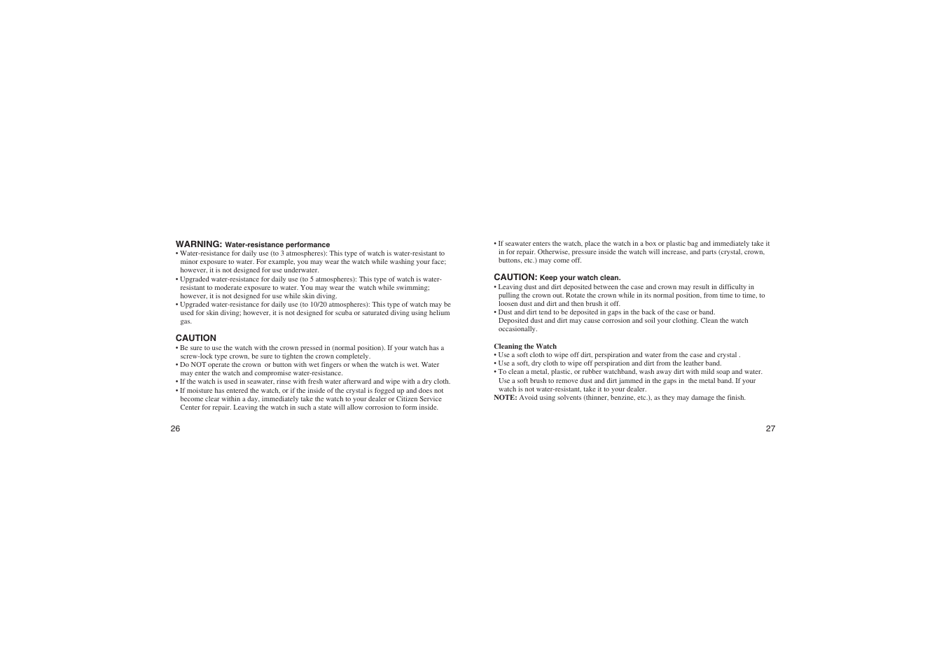 CITIZEN 8730 User Manual | Page 14 / 16
