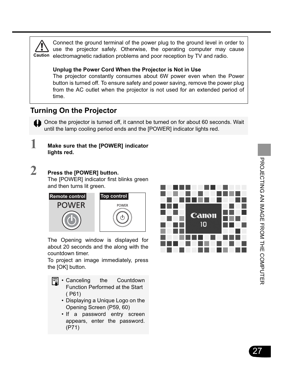 Canon SX20 User Manual | Page 27 / 93