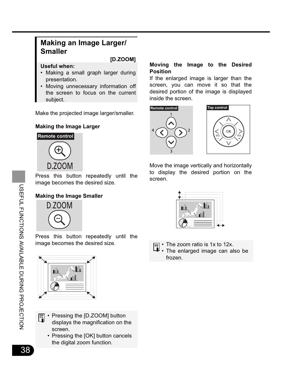 Making an image larger/ smaller | Canon SX20 User Manual | Page 38 / 93