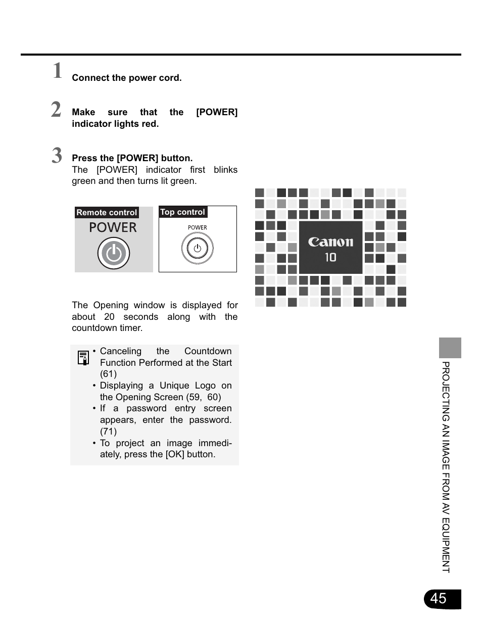 Canon SX20 User Manual | Page 45 / 93