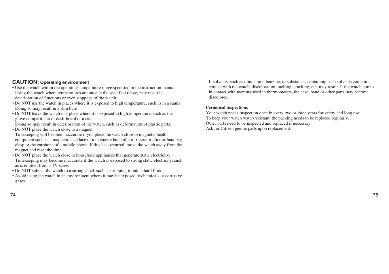 CITIZEN E670 User Manual | Page 37 / 38