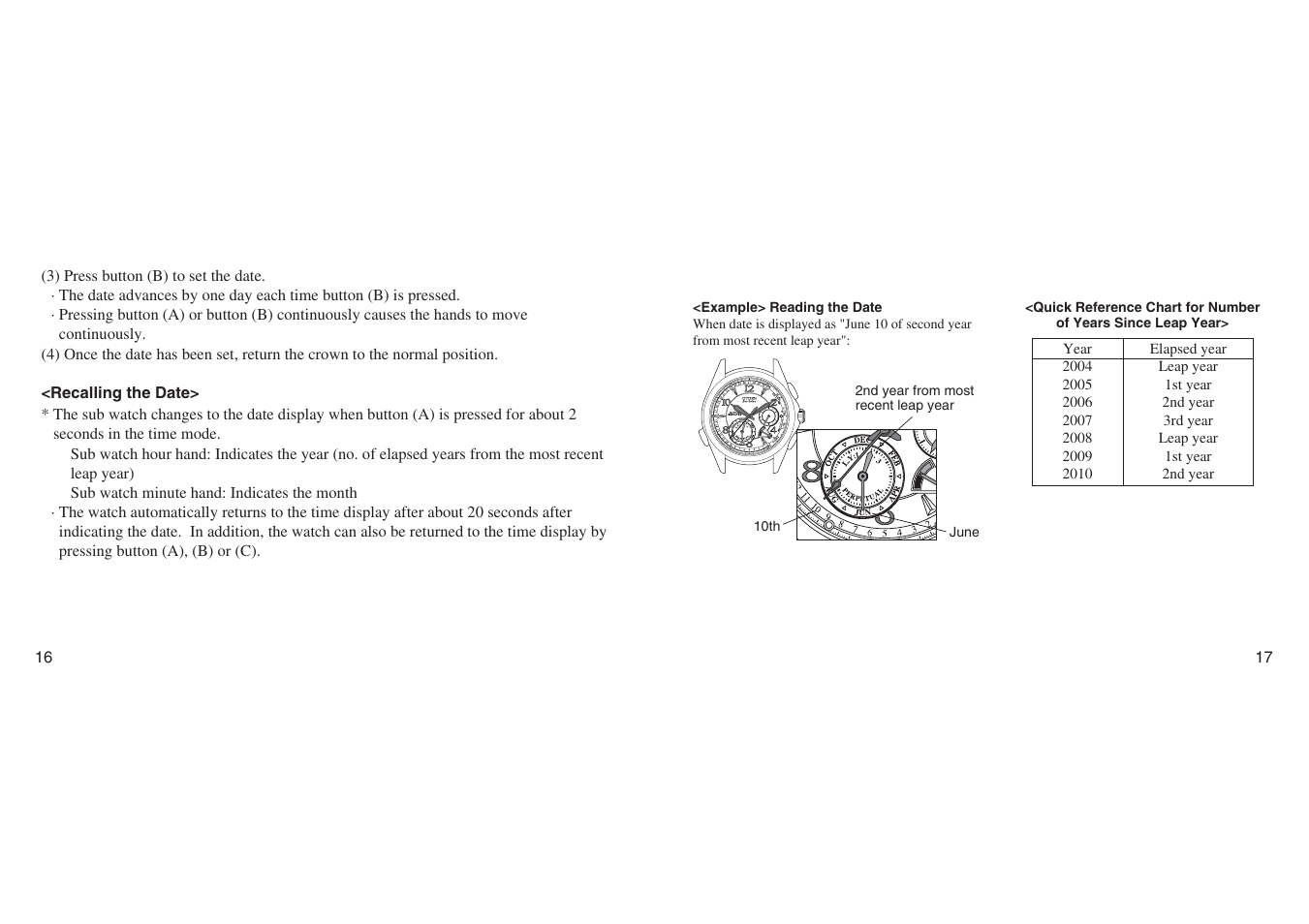 CITIZEN G90 User Manual | Page 8 / 21