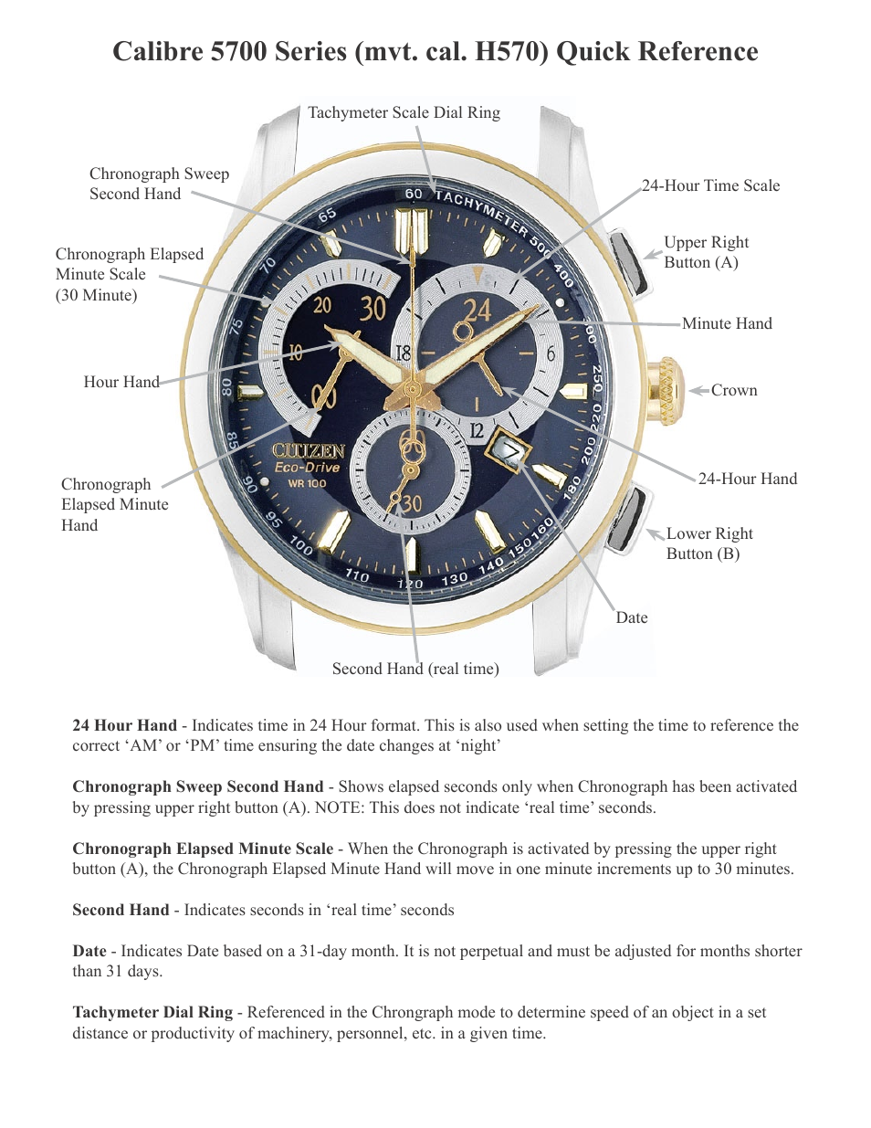 CITIZEN H570 User Manual | Page 2 / 3