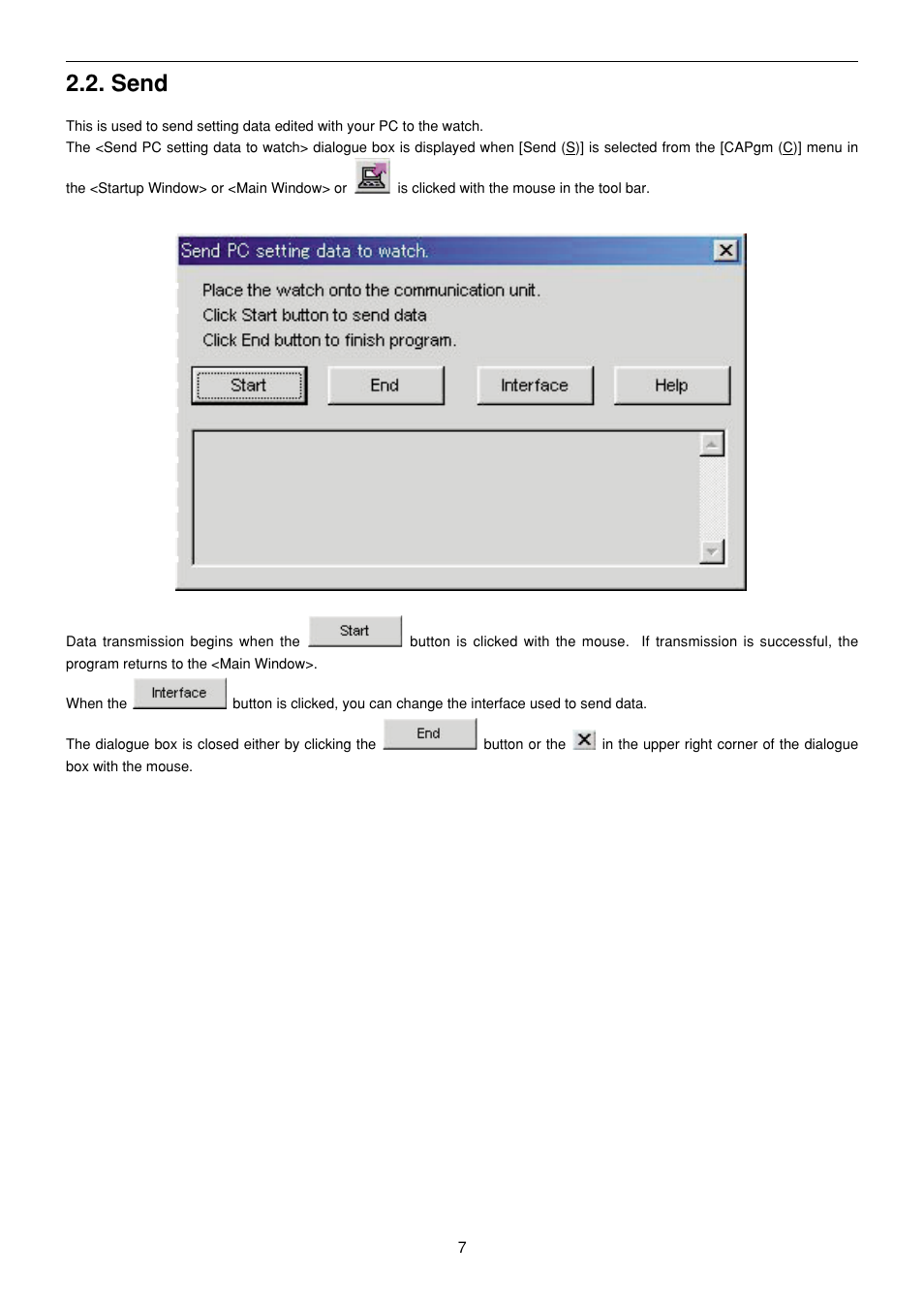 Send | CITIZEN MG0000 User Manual | Page 136 / 157