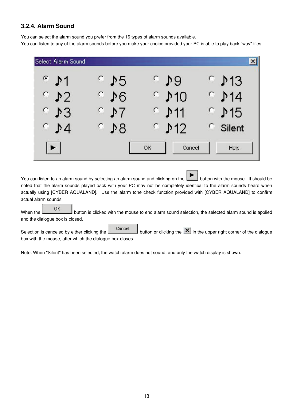 Alarm sound | CITIZEN MG0000 User Manual | Page 142 / 157