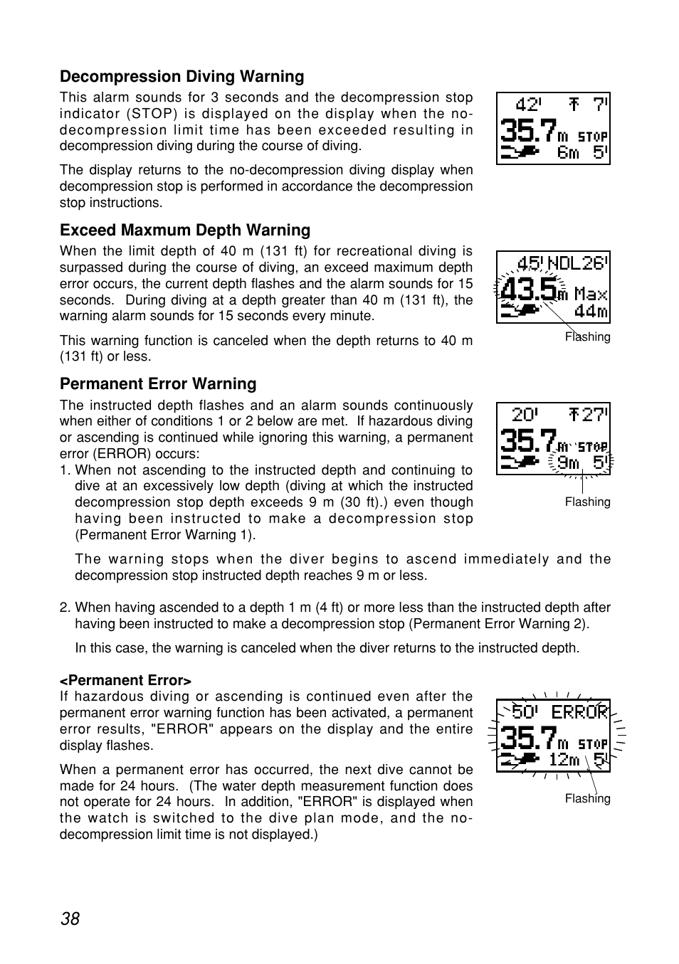 CITIZEN MG0000 User Manual | Page 38 / 157