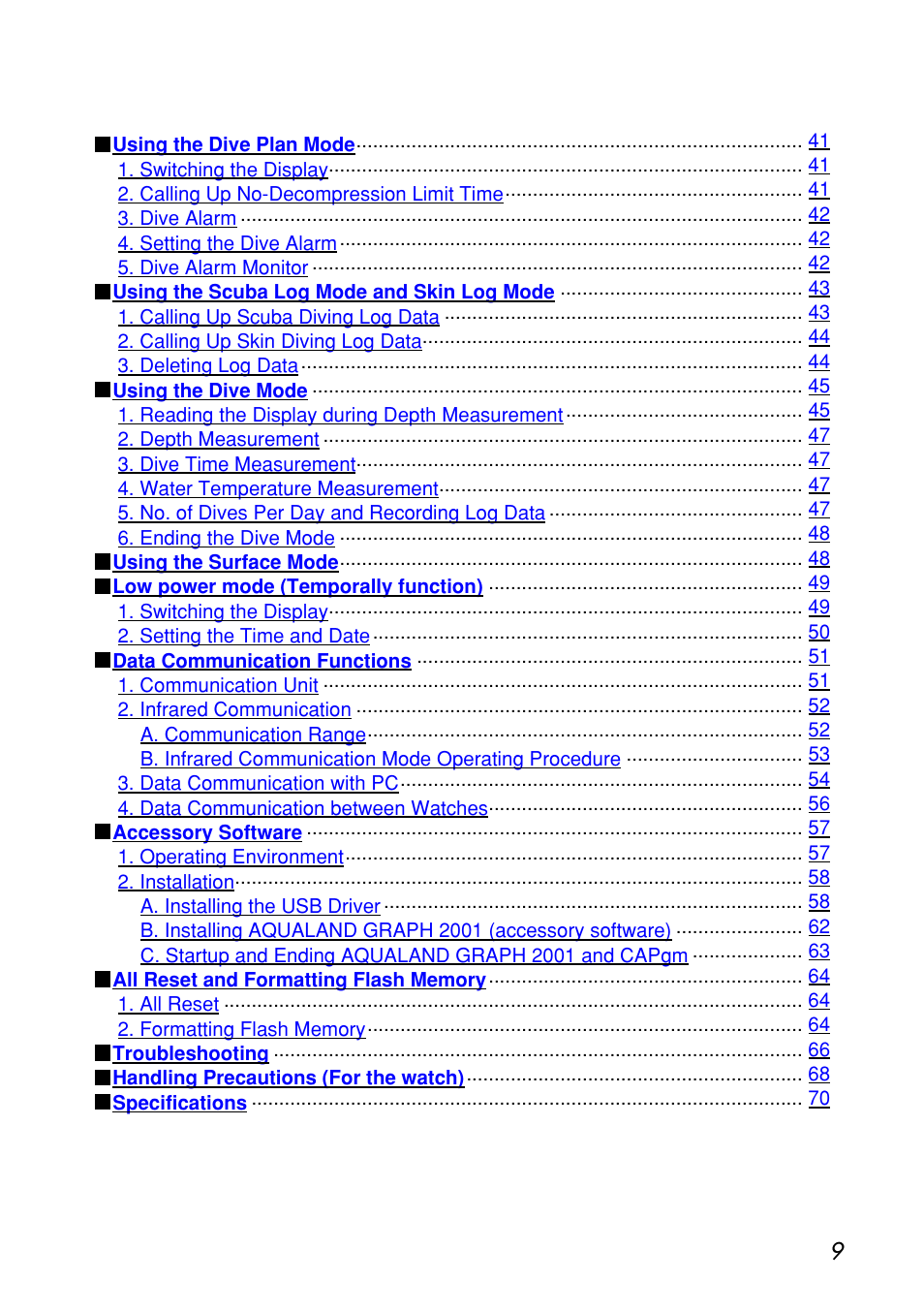 CITIZEN MG0000 User Manual | Page 9 / 157