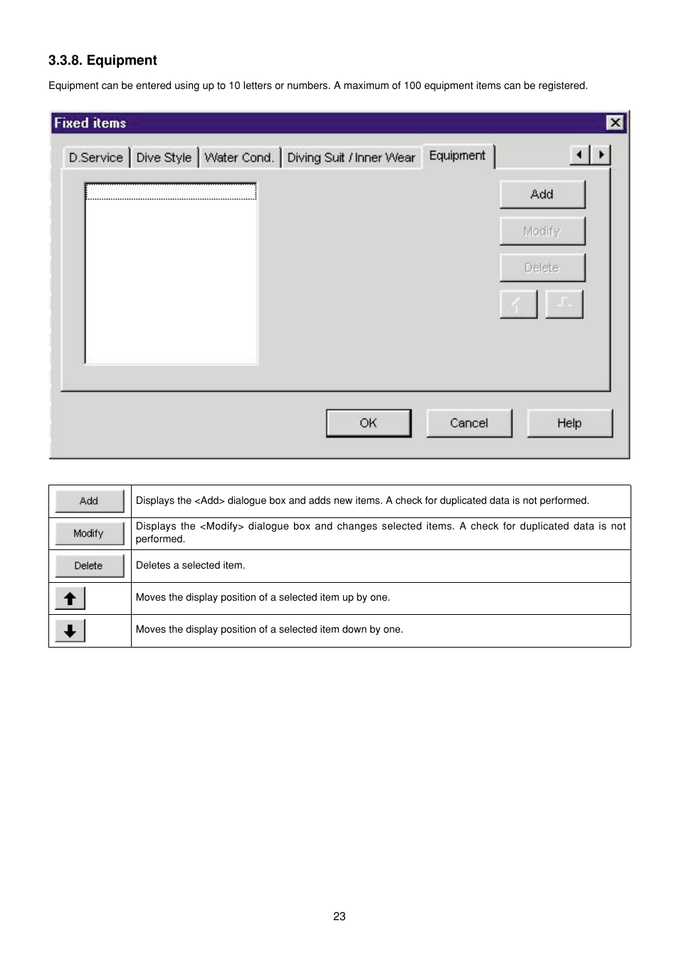 Equipment | CITIZEN MG0000 User Manual | Page 94 / 157