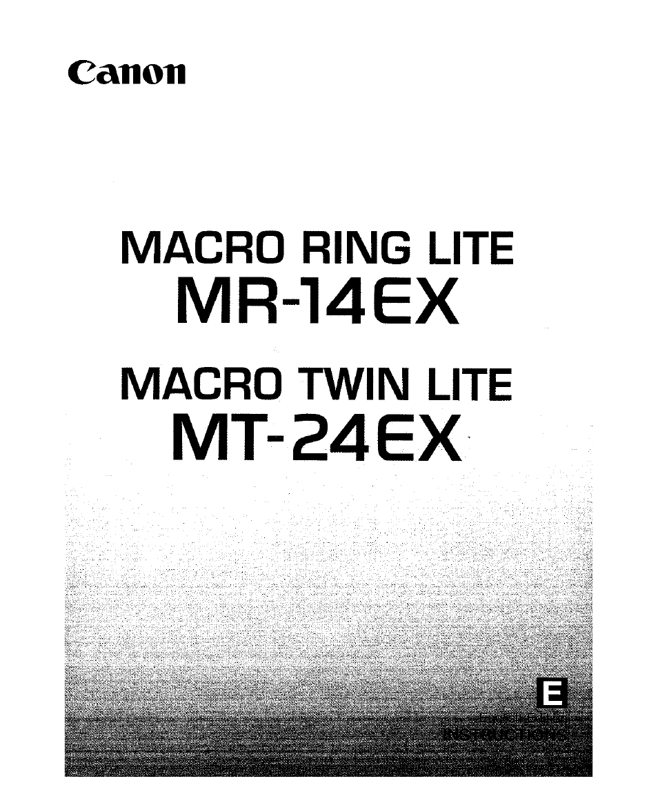 Canon MR-14EX User Manual | 90 pages