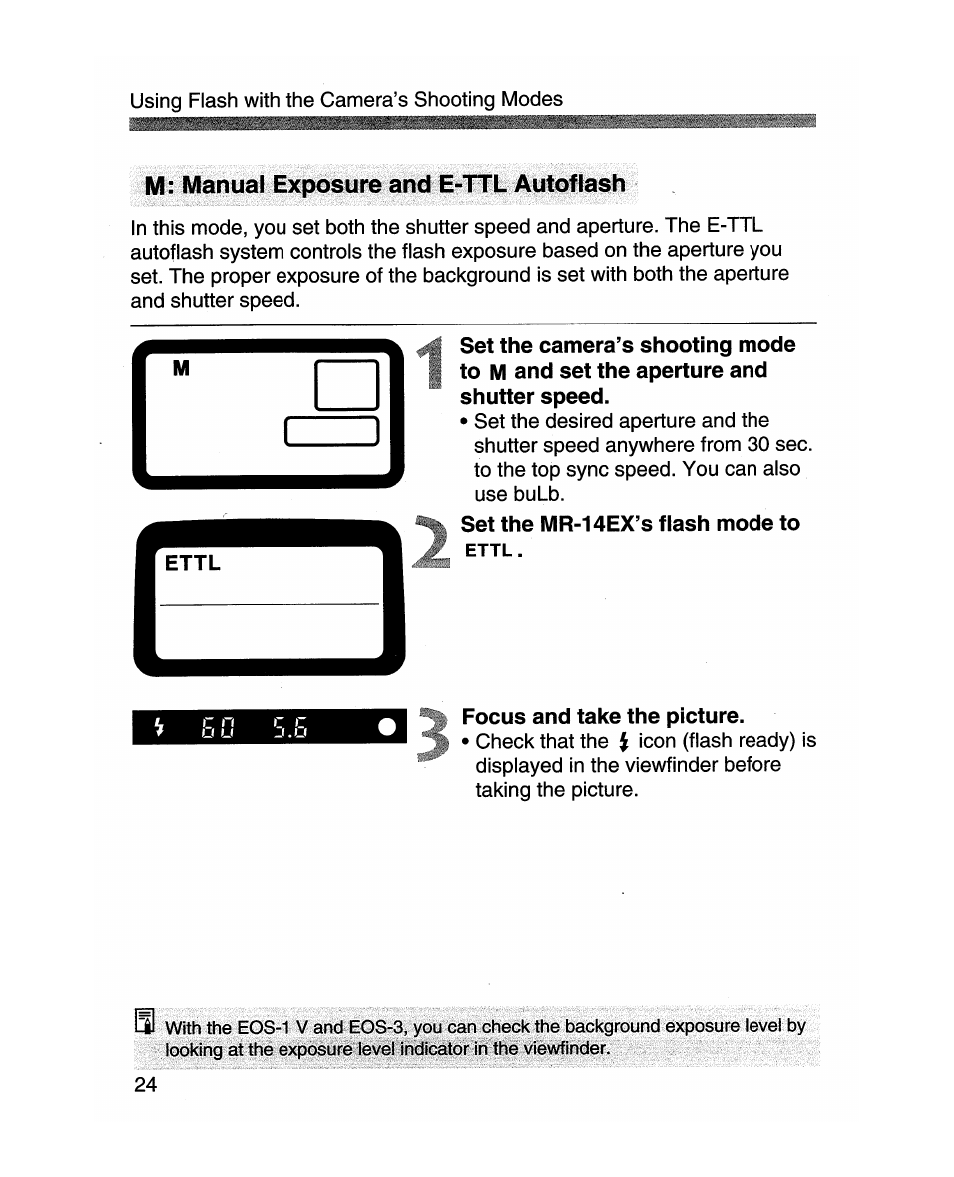 Focus and take the picture | Canon MR-14EX User Manual | Page 24 / 90