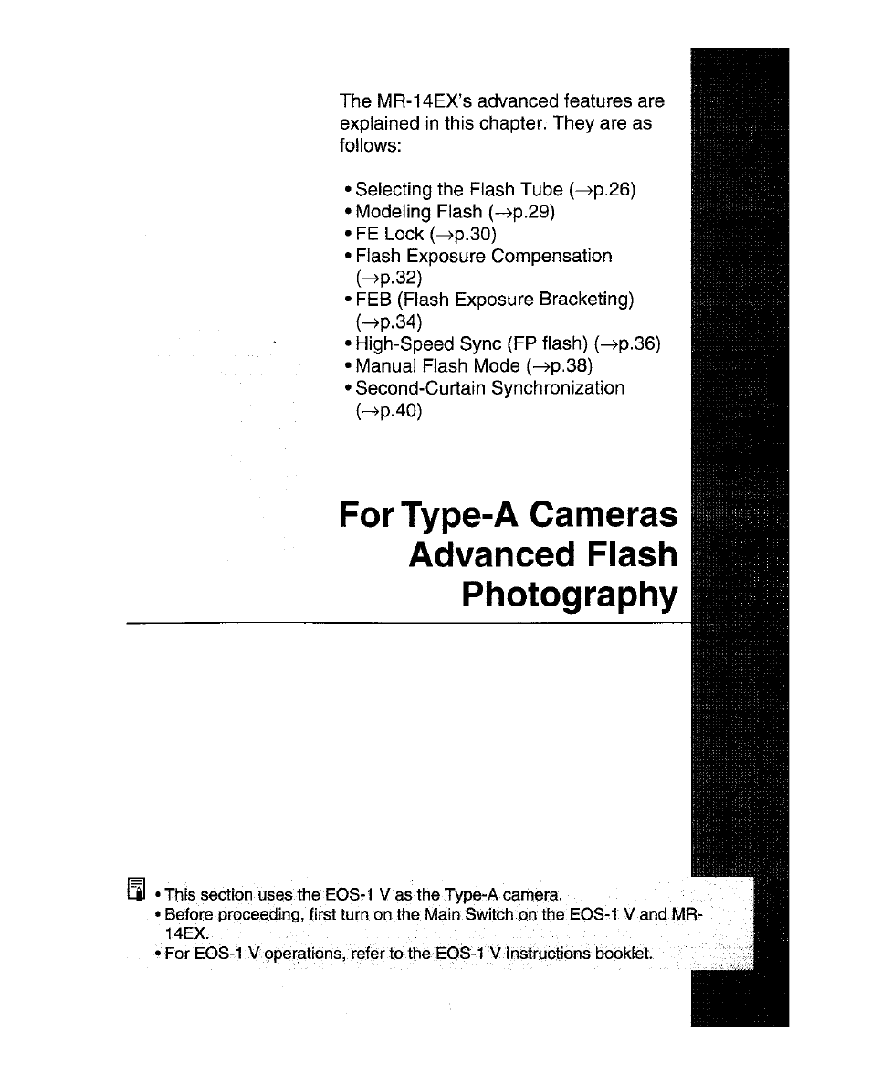 Fortype-a cameras advanced flash photography | Canon MR-14EX User Manual | Page 25 / 90