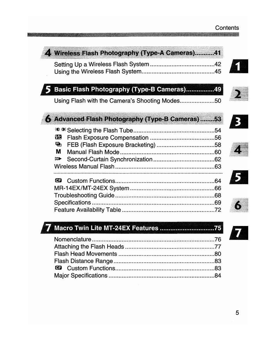 Canon MR-14EX User Manual | Page 5 / 90