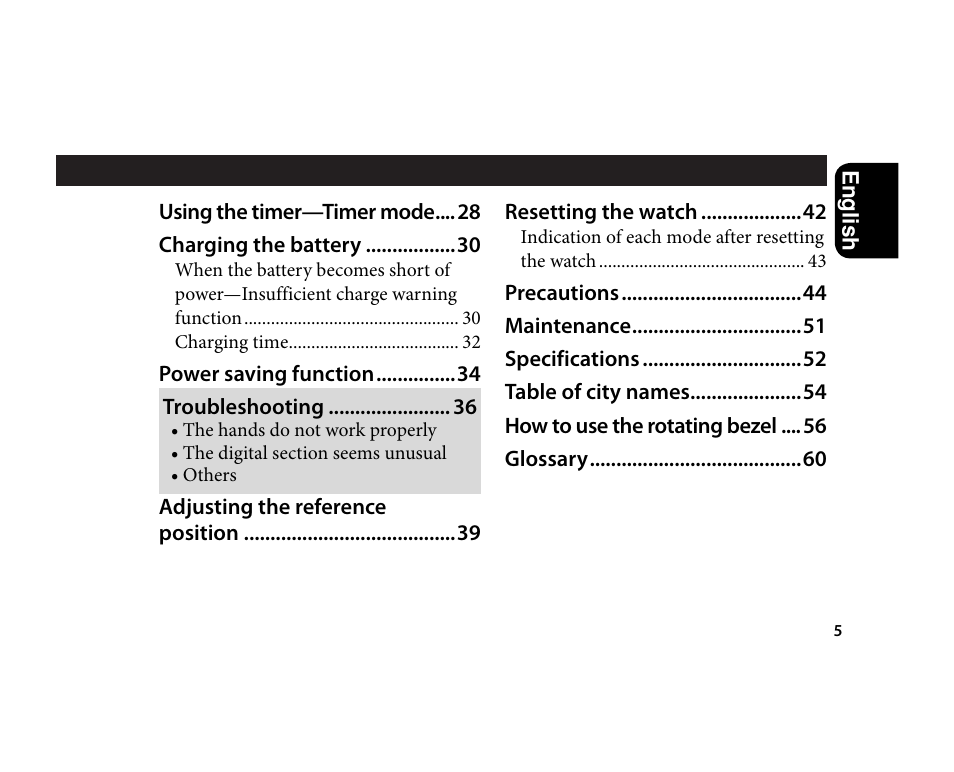 CITIZEN U700 User Manual | Page 5 / 62