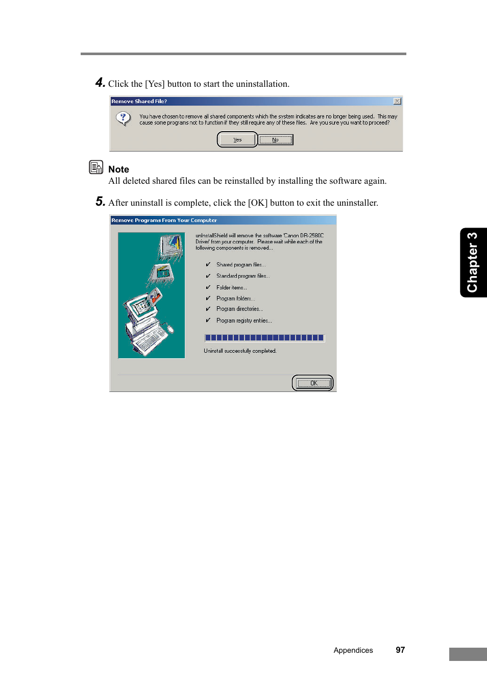 Chapter 3 4 | Canon DR-2580C User Manual | Page 101 / 116