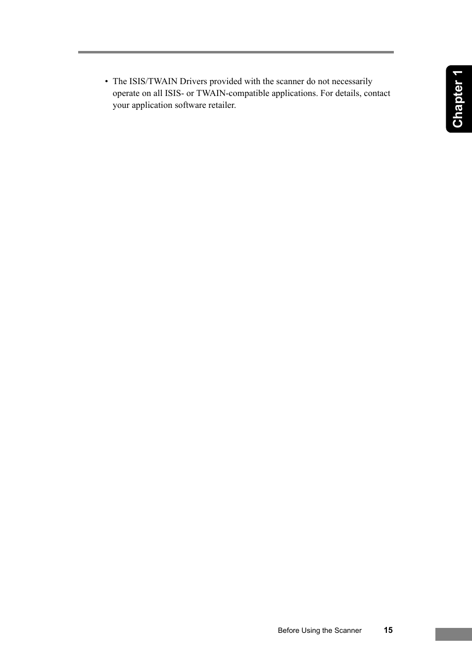 Chapter 1 | Canon DR-2580C User Manual | Page 19 / 116