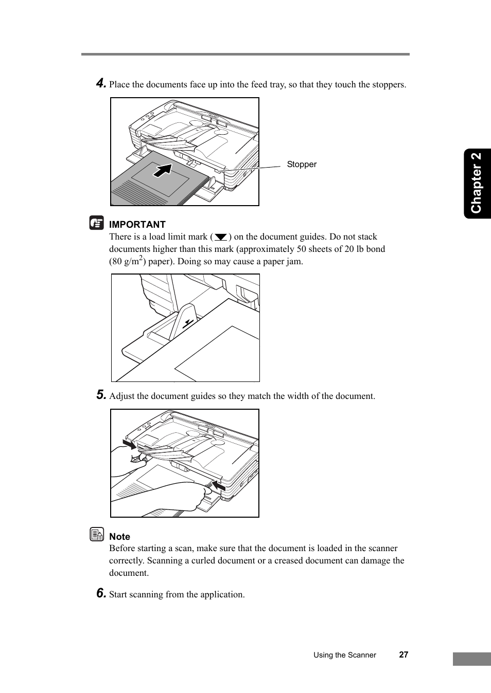 Chapter 2 4 | Canon DR-2580C User Manual | Page 31 / 116