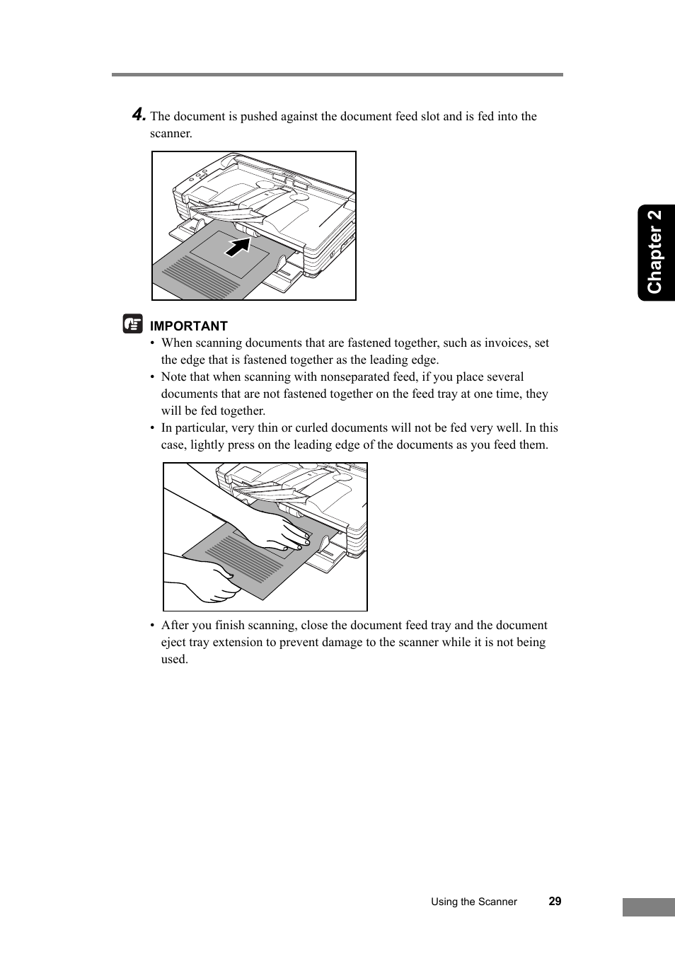 Chapter 2 4 | Canon DR-2580C User Manual | Page 33 / 116