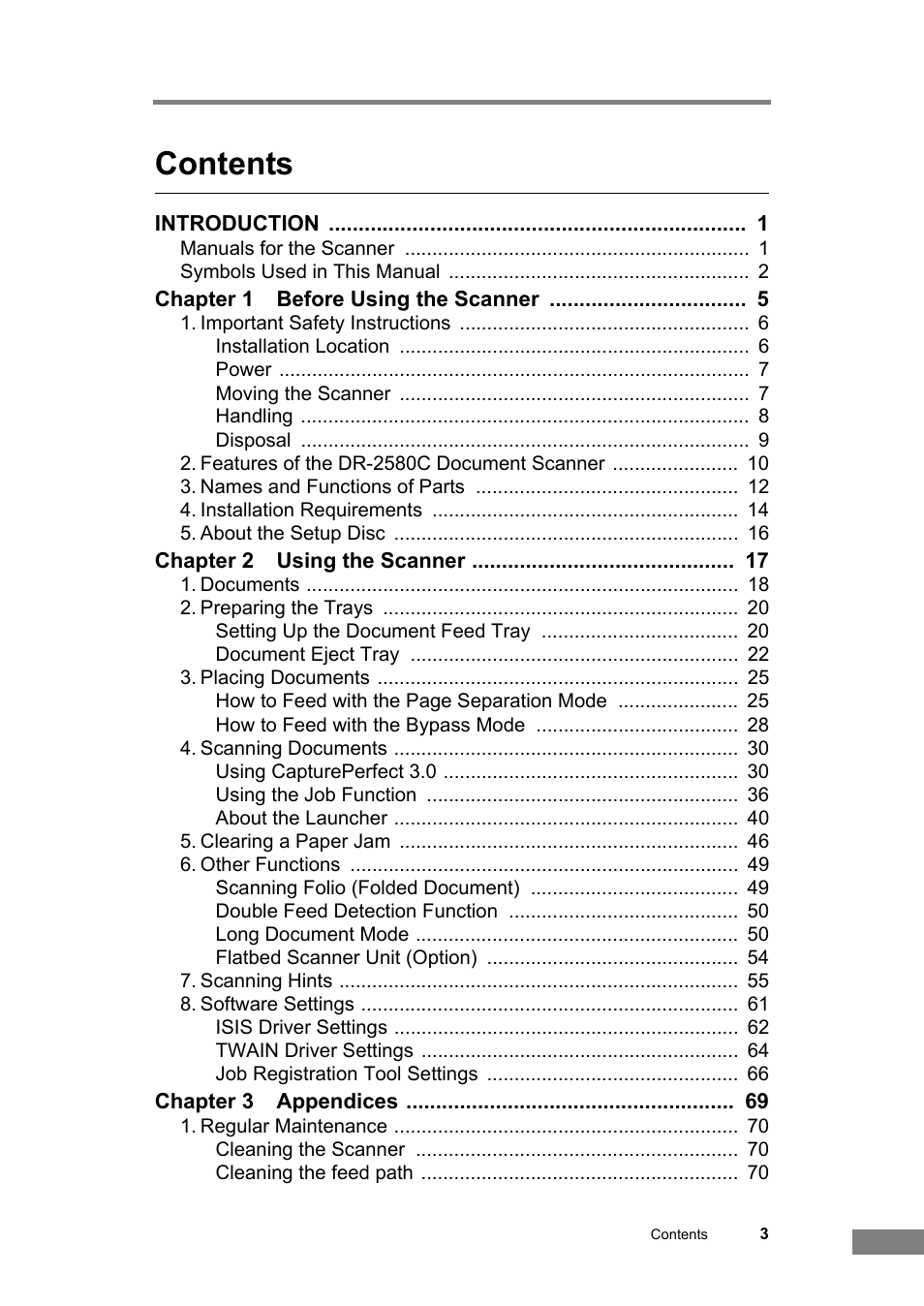 Canon DR-2580C User Manual | Page 7 / 116