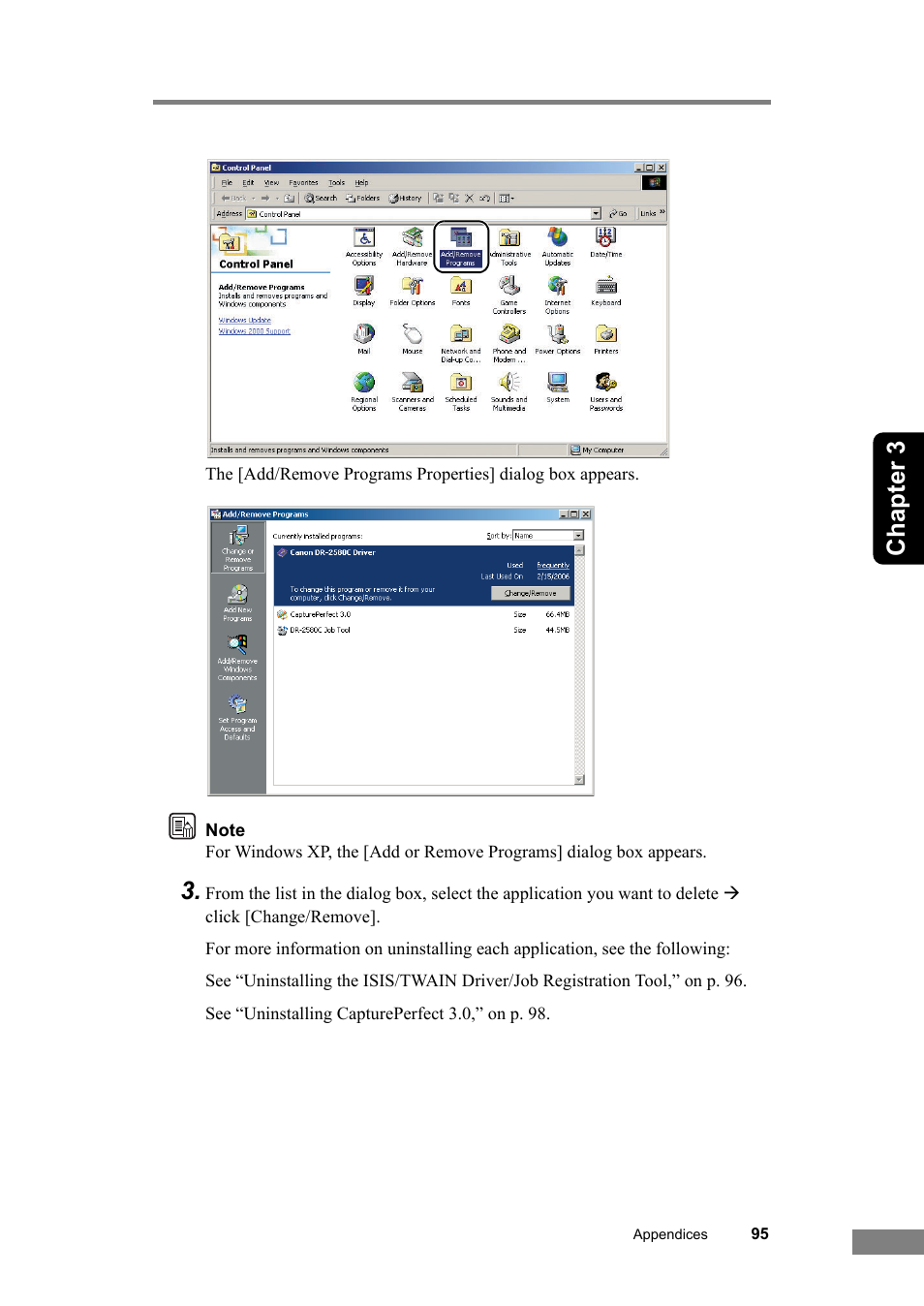 Chapter 3 | Canon DR-2580C User Manual | Page 99 / 116