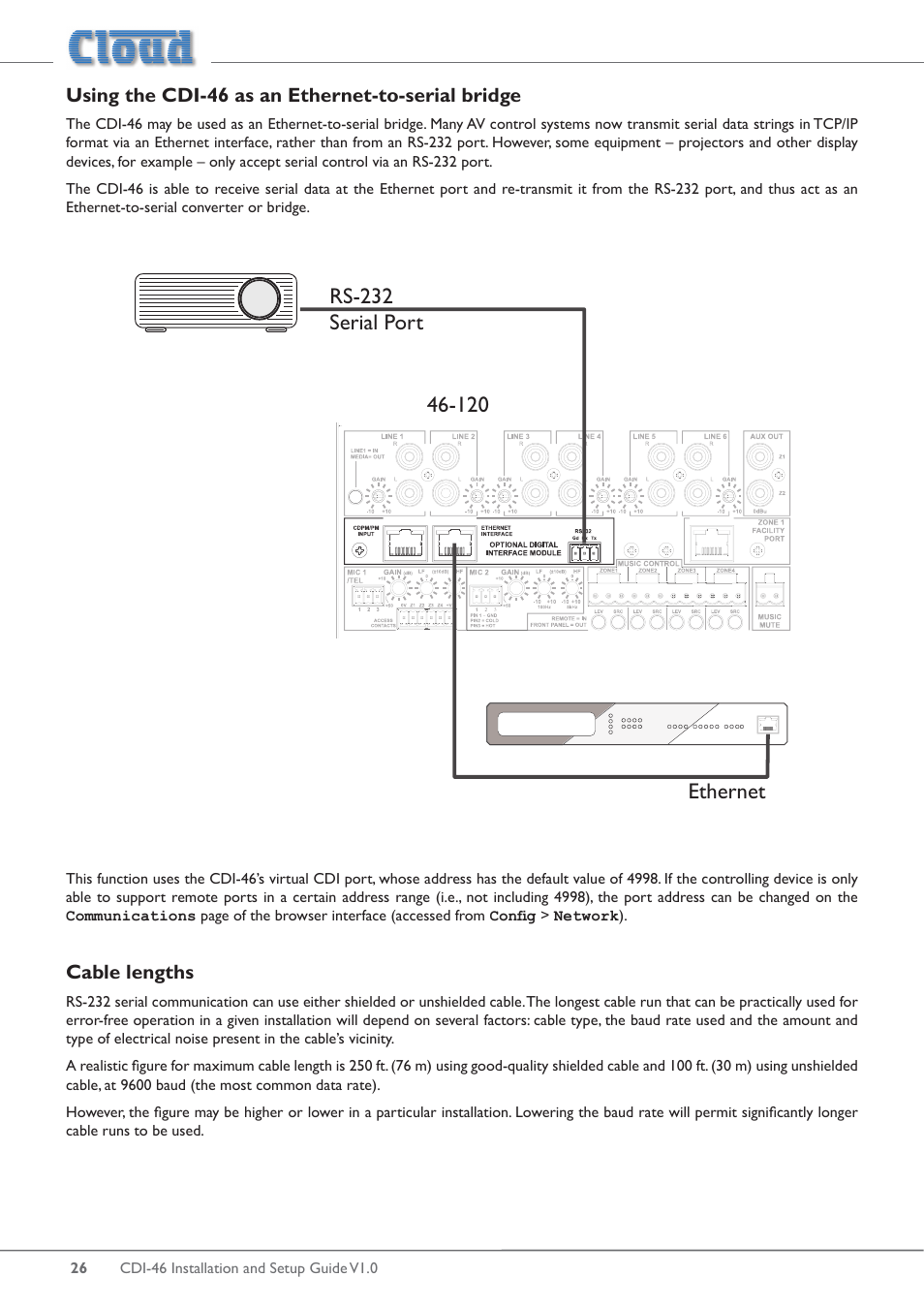 Cloud Electronics 46-120 - CDI-46 User Manual | Page 26 / 28