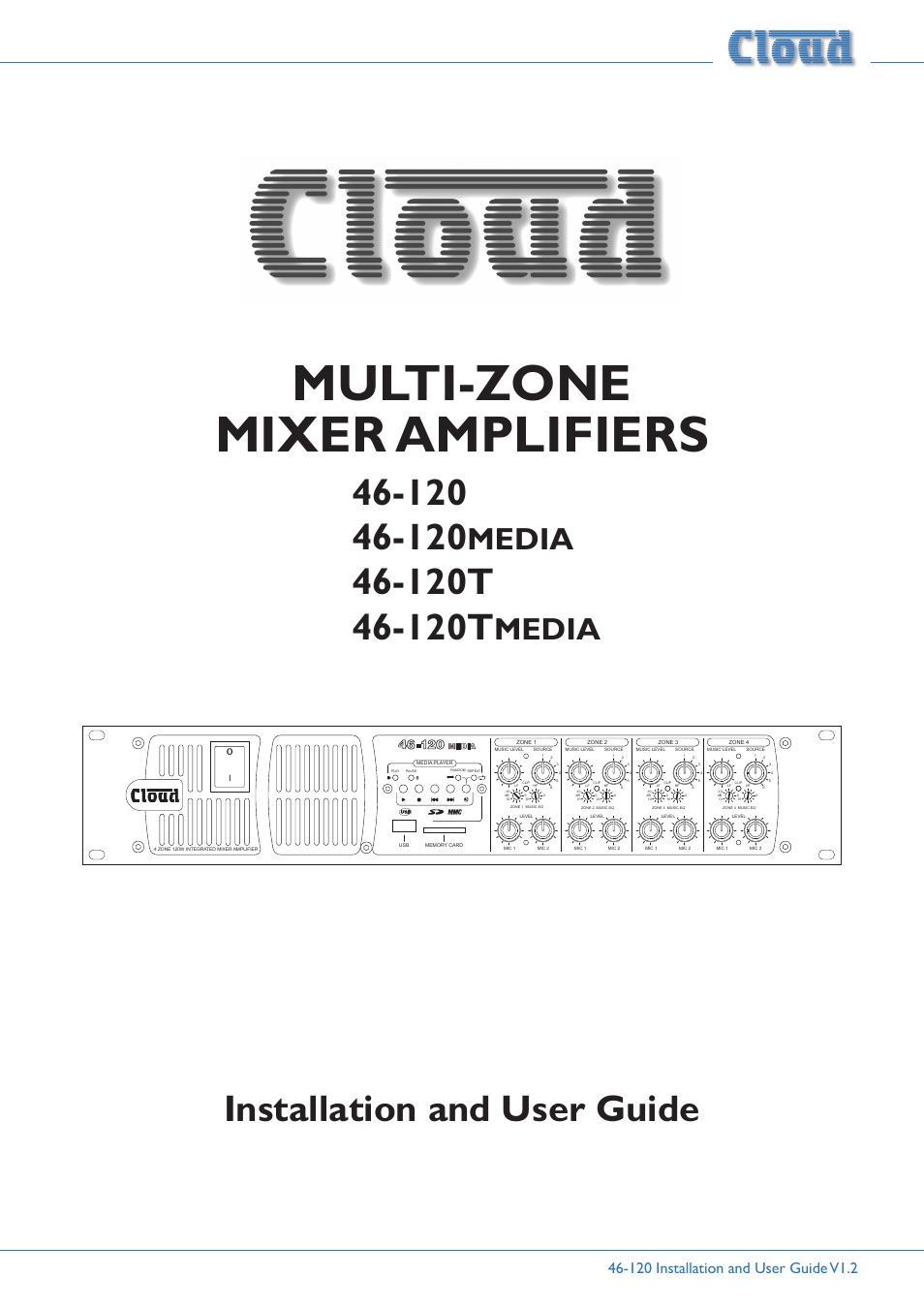 Cloud Electronics 46-120TMedia User Manual | 36 pages