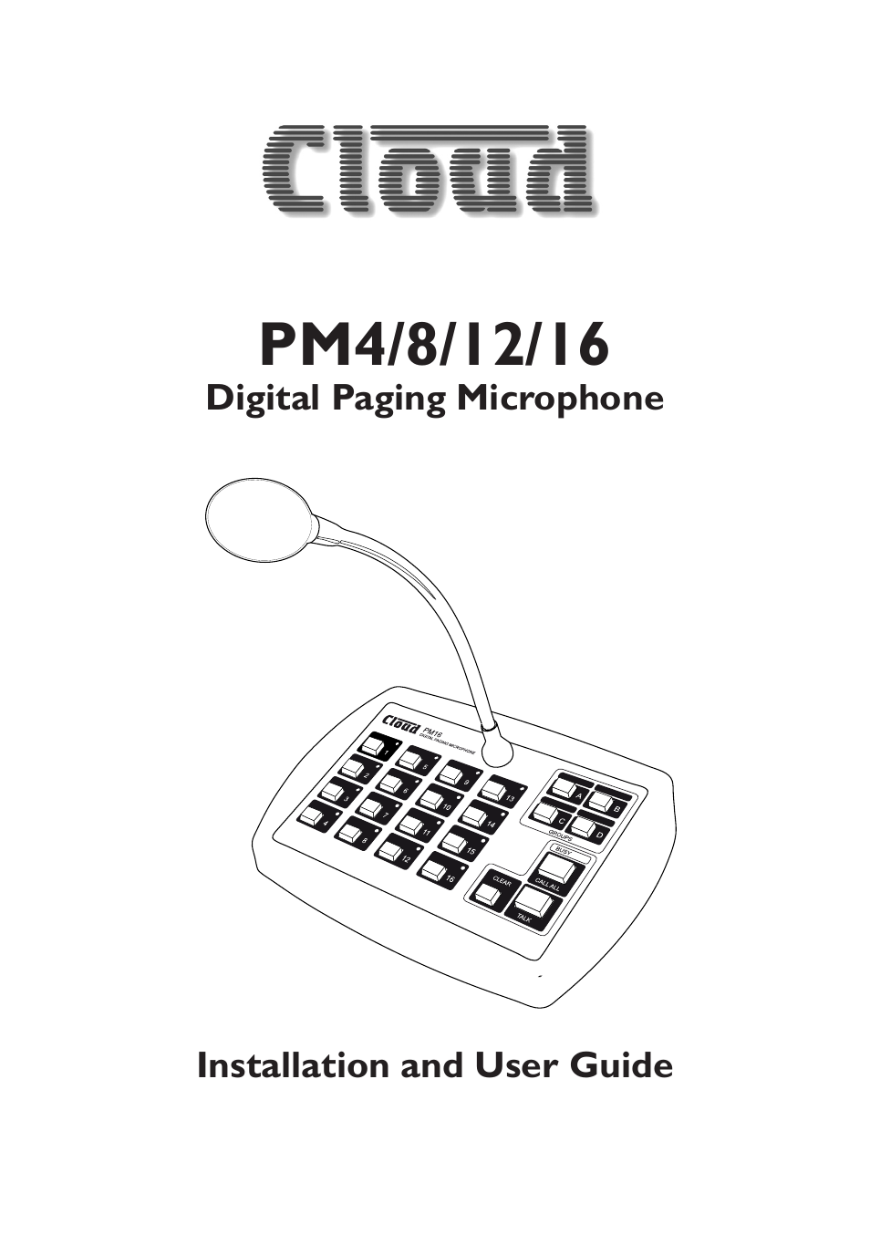 Cloud Electronics PM12 User Manual | 36 pages