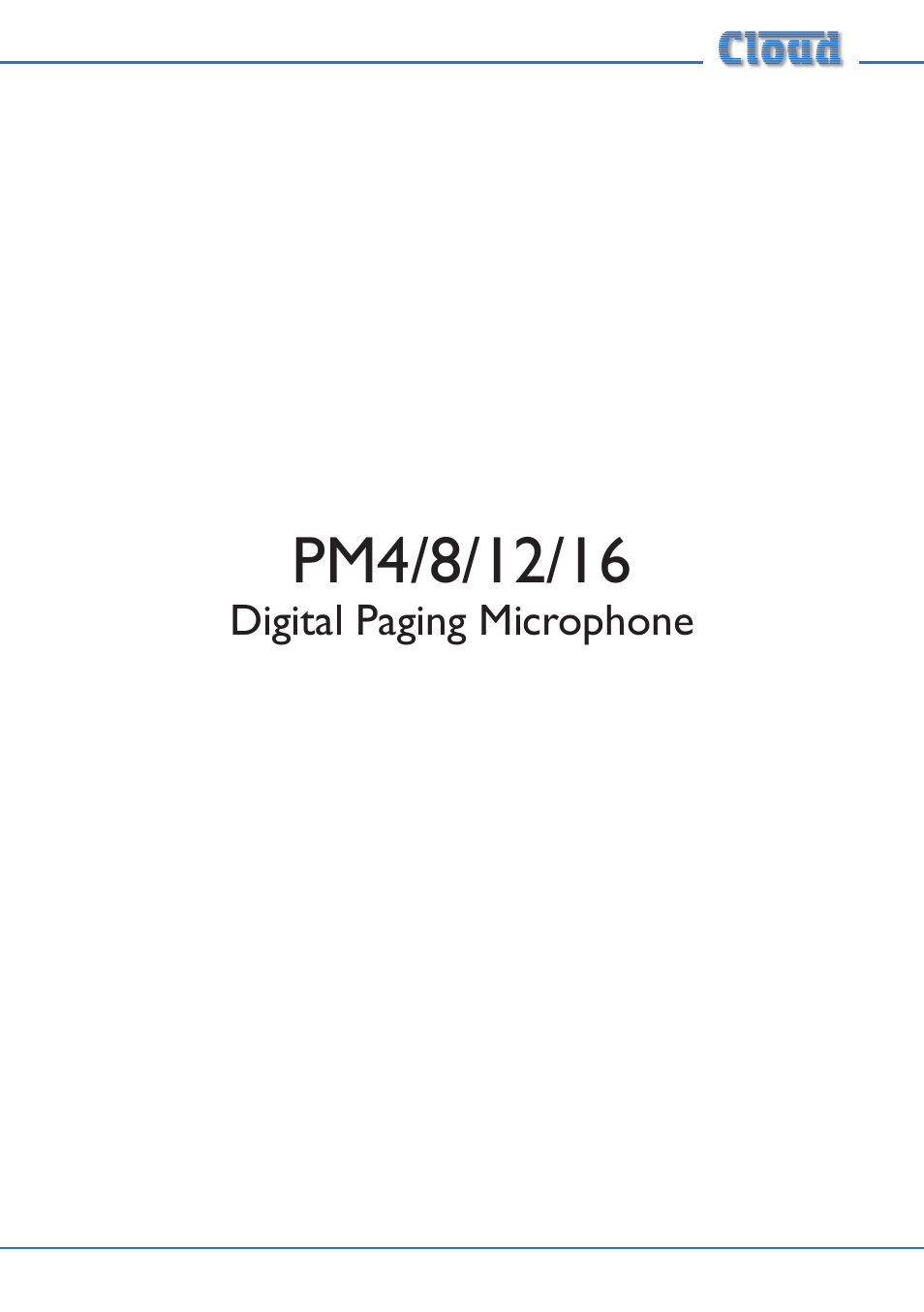 Cloud Electronics PM12 User Manual | Page 3 / 36