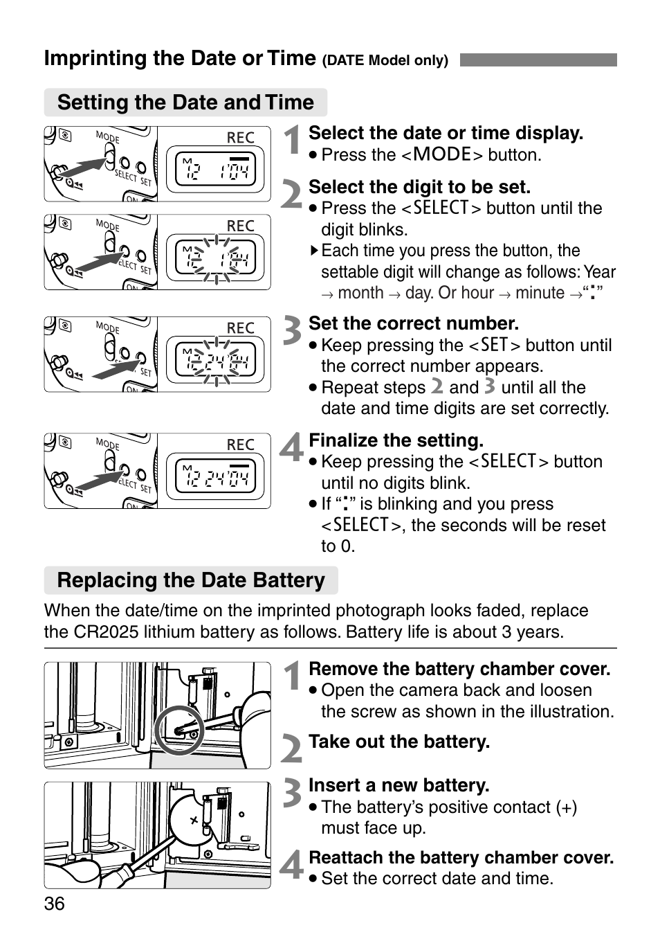 Canon EOS ELAN7NE-33V User Manual | Page 36 / 100