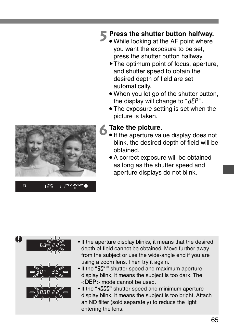 Canon EOS ELAN7NE-33V User Manual | Page 65 / 100