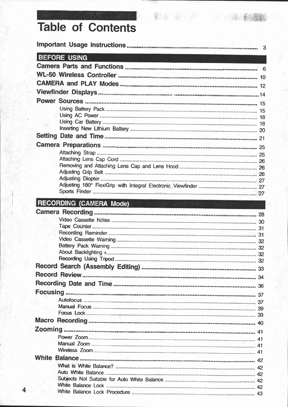 Playback | Canon E 250 User Manual | Page 12 / 104